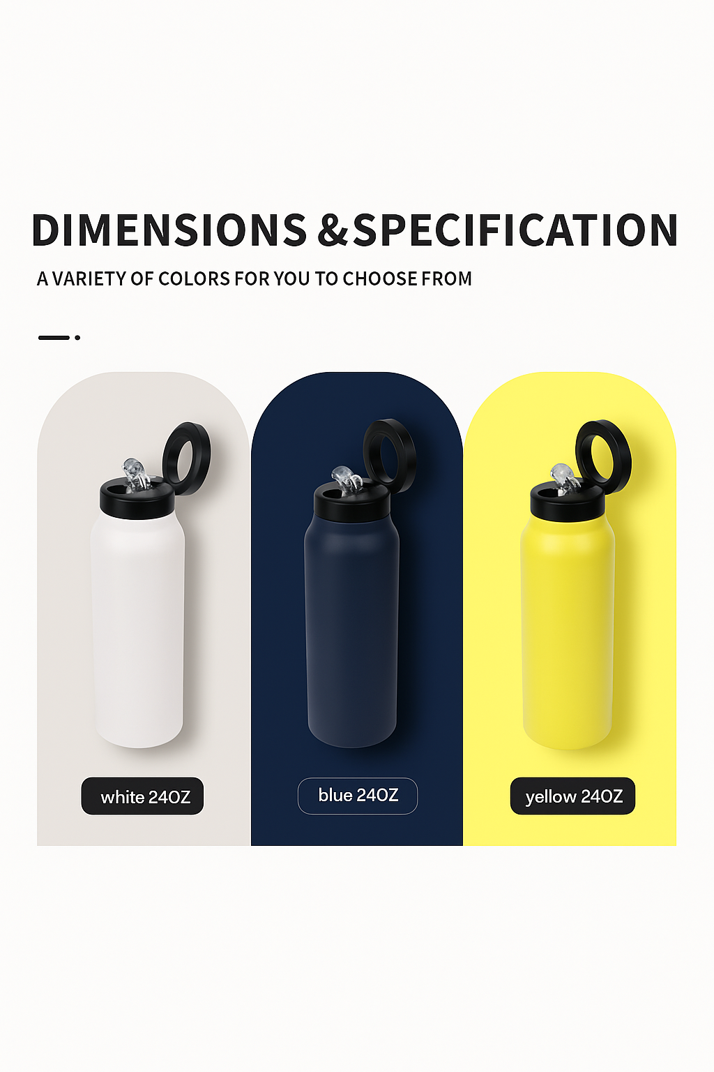 Premium Insulated Stainless Steel Water Bottle